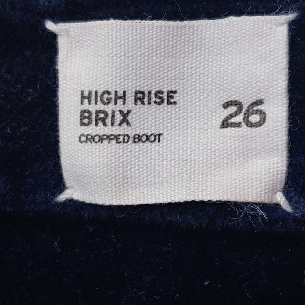 HUDSON Velour Jean High Rise Brix‎ Cropped Boot 26 - Picture 6 of 8